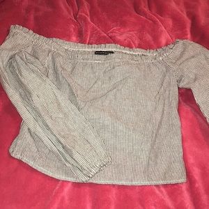 Off the shoulder shirt